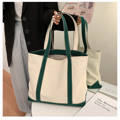 Women's Bags New Fashion Canvas Bag Shoulder Bag Trend Large Capacity Women's Tote Bag purses and handbags