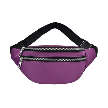 Geestock Fanny Pack for Women Nylon Waist Bags Casual Crossbody Chest Bags Unisex Hip Bum Bag Travel Belt Bag Sport Purse Pocket