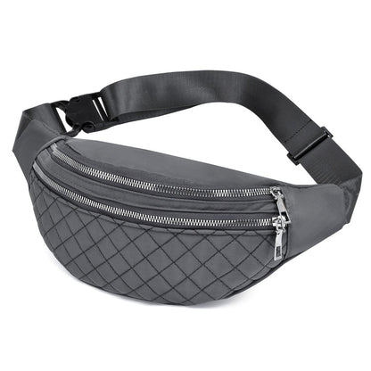 Geestock Fanny Pack for Women Nylon Waist Bags Casual Crossbody Chest Bags Unisex Hip Bum Bag Travel Belt Bag Sport Purse Pocket