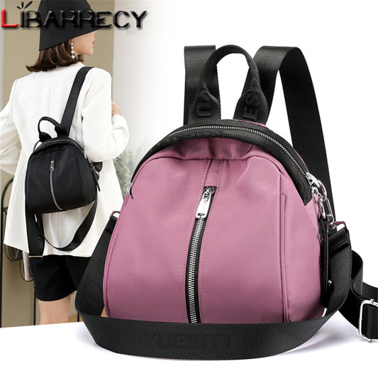 Anti Theft Backpack Women Backpacks Fashion Multifunctional Travel Backpack Solid Color Designer Women&#39;s Schoolbag Bolso Mujer