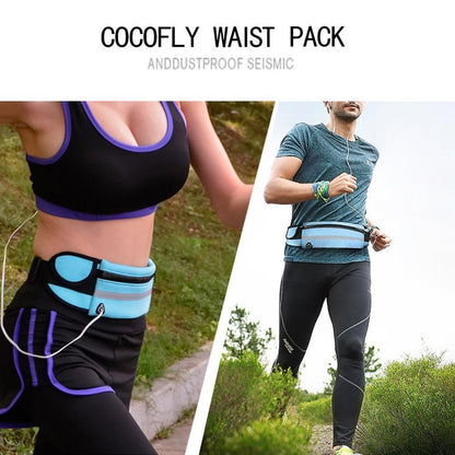 Buylor Sports Waist Pack Women Men Running Belt Waist Bag Waterproof Fanny Pack Wallet Men Pouch Belt Portable Phone Holder Gym