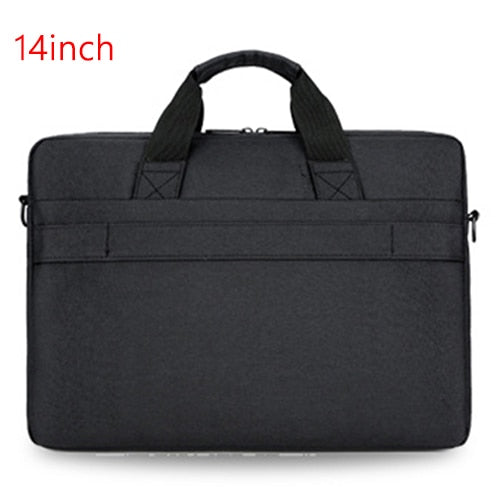 Brand Waterproof Men Women Briefcase 14 15.6 17 inch Laptop Bag Large Capacity Business Handbag Messenger Shoulder Bag