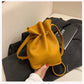 Brand Designer PU Leather Women&#39;s Crossbody Bag Retro Simple Messenger Bag Small Bucket
