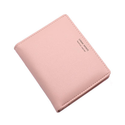 New Ladies Wallet Short Student Fashion Coin Purse Soft Leather Thin Wallet Women Long Pu Monederos Para Mujer Carteira