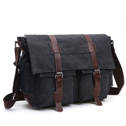 Retro Men Messenger Bags vintage Canvas Handbags Leisure Work Travel Bag Man Business Crossbody Bags Briefcase for Male Bolsas