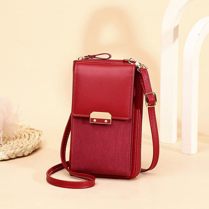 Handbags for Women&#39;s Bag Messenger Bags Female Shoulder Bag Mobile Phone Bag Small Square Bag Crossbody Wallet Card Packag