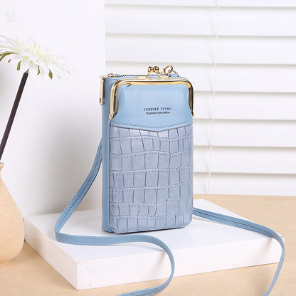 NEW Fashion Stone Pattern Crossbody Bag Women&#39;s Summer PU Leather Luxury Samll Phone Pocket Ladies Purse Shoulder Bags Handbags