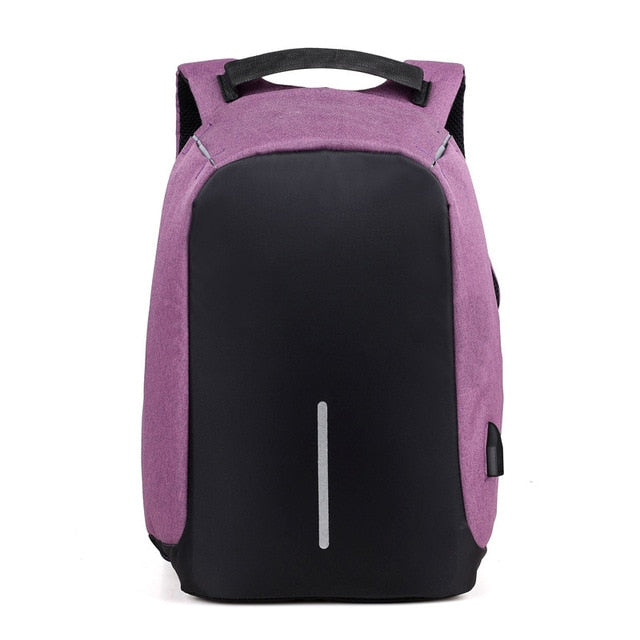 Anti-theft Bag Men Laptop Rucksack Travel Backpack Women Large Capacity Business USB Charge College Student School Shoulder Bags