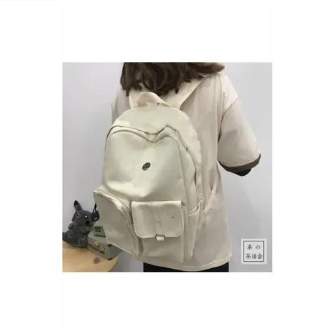 Backpacks Women Pockets Embroidery Harajuku Safari Retro Streetwear Buckles Leisure Large Capacity Fashion All-match Cool Ins BF