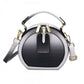 Elegant Gradient Color Shoulder Bags for Women Alligator Round Pu Leather Female Crossbody Bag Luxury Women&#39;s Brand Handbag