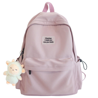 Trendy Lady Cool Laptop College Bag Fashion Female Waterproof Student Backpack Women School Kawaii Bag Cute Girl Travel Backpack