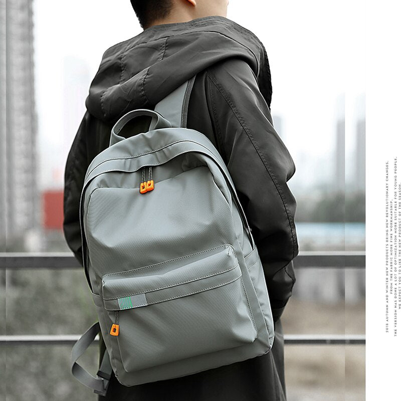 men&amp;#39;s New Arrival 14 15 16 inch Male Mochila for Men Fashion Trend School College Casual Bag Simple Travel Student Backpacks