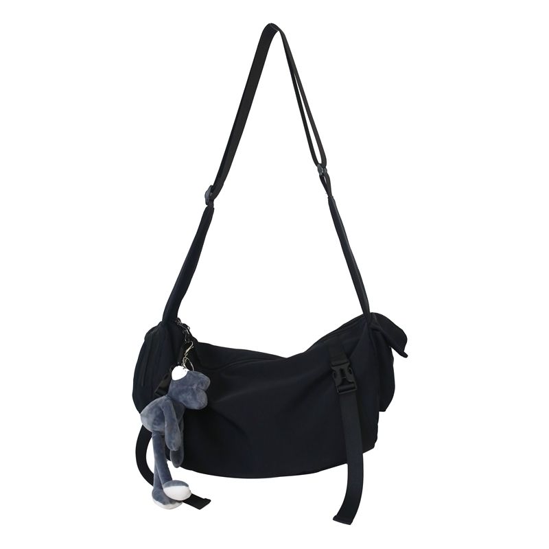 Japanese Functional Nylon Sling Bag Neutral Large Capacity Shoulder Handbags Crossbody Bags Female For Women Girl Messenger Tas