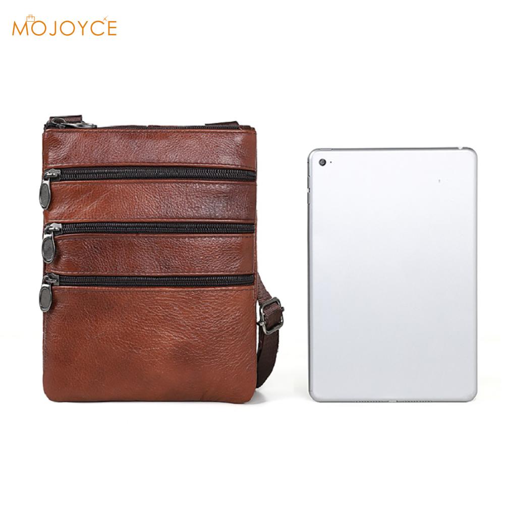 Genuine Cowhide Leather Shoulder Bag Male Solid Color Business Durable And Ultra Light Casual Messenger Handbags