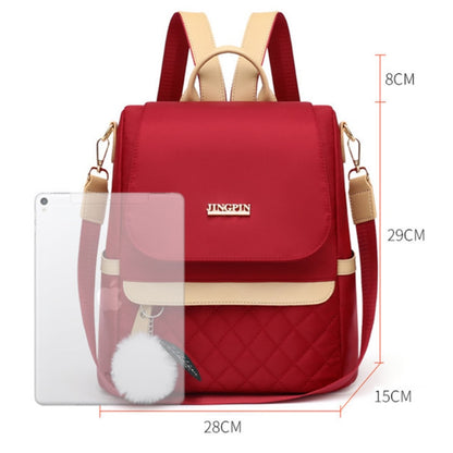 Fashion Mochila Solid Color Women Shopping Backpack Anti-Theft Travel Bag Teenagers School Bags Mujer Bookbag Bolsas Femenina