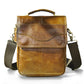 Quality Leather Male Casual Design Shoulder Messenger bag Cowhide Fashion Cross-body Bag 8&quot; Tablet Tote Mochila Satchel 144-b