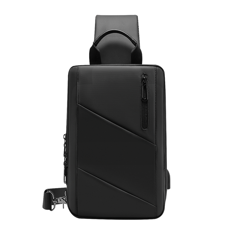 EURCOOL Crossbody Bag Men USB Charging Chest Pack Travel Water Repellent Hand Casual Shoulder Bag Male Purses сумки на плечо