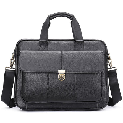 WESTAL Men&#39;s Leather Bags Men Leather Laptop Bag for Document Briefcase for Teens Zip Men&#39;s Business Bag Tote Messenger Bags Man