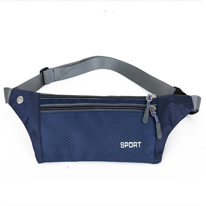 Colorful Waist Bag Waterproof Waist Bum Bag Running Jogging Belt Pouch Zip Fanny Pack Sport Runner Crossbody Bags Men And Women