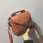 Female Bag New Fashion Lock Shoulder Messenger Bag Simple Retro Portable Pu Leather Small Square Bag Сумка Женская Багет