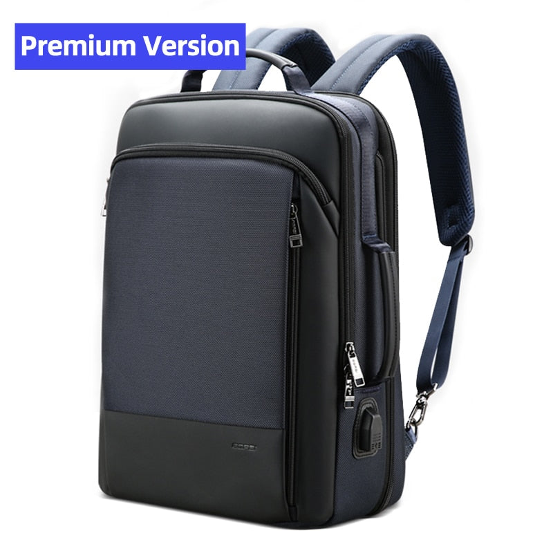 BOPAI Men Backpack Expandable Weekend Work Travel Back Pack Male Waterproof 15.6 Inch Laptop Anti Theft Business Backpacking