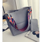 Brand Designer Women Handbag and purse Large Capacity Colorful Strap Shoulder Bag PU Leather Bucket Crossbody Bags big Totes