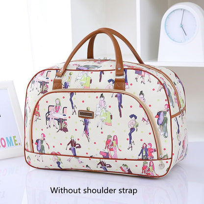 High Capacity Travel Tote Bag Woman Weekend Overnight Short Excursion Clothes Cosmetic Duffle Organizer Luggage Pouch Supplies