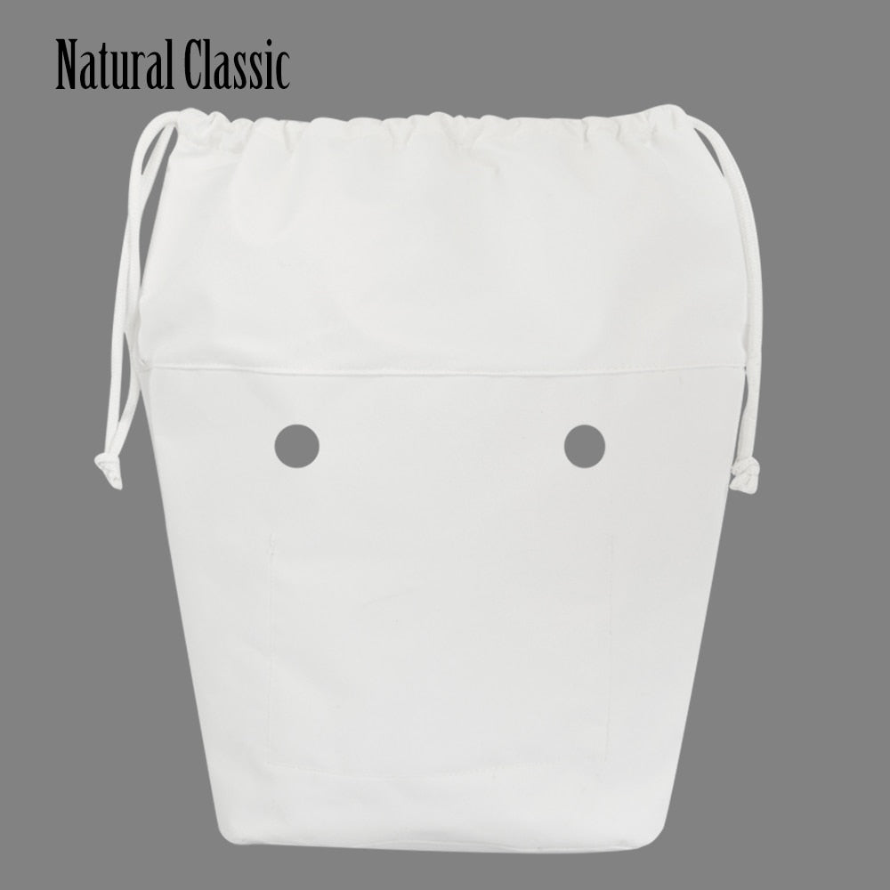 New Large Capacity Insert Inner bag for Big Mini Obag Classic Mini Drawstring Colorful Inner Microfiber Fabric for O Bag