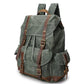 Vintage Oil Wax Canvas Backpack Men Waterproof Travel Shoulder Bag High Quality Fashion Student Bag Laptop Male Backpack