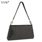 New Rhinestone Underarm Bag Fashionable Versatile Compact And Portable European Style For Woman Daily Wear Or Matching