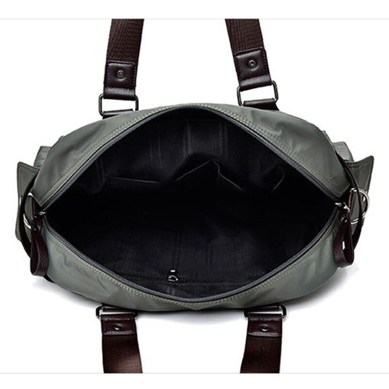 Men&#39;s Shoulder Bag Nylon Material British Casual Fashion School Style High Quality Multi-function Large Capacity Design