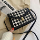 с доставкой Houndstooth Crossbody women&#39;s bag Winter Shoulder Handbags Female Luxury Trending goose foot Bag and Purses