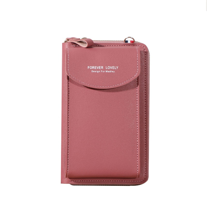 Wallet Women Multifunctional Mobile Touch Screen  Phone Clutch Bag Ladies Purse Large Capacity Travel Card Holder Passport Cover