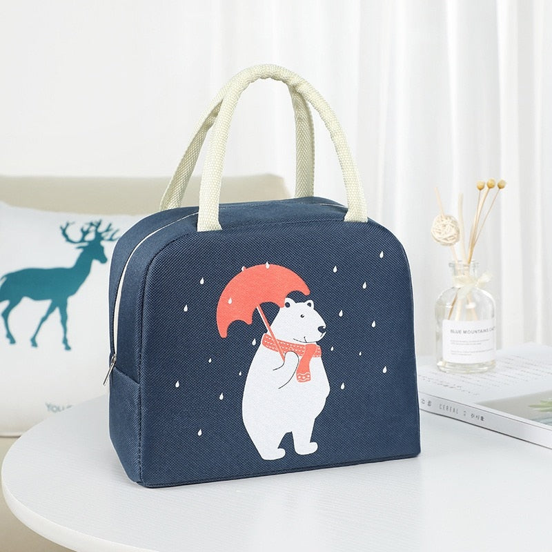 Insulated lunch bag For Women Kids Cooler Bag Thermal bag  Portable Lunch Box Ice Pack Tote Food Picnic Bags Lunch Bags for Work
