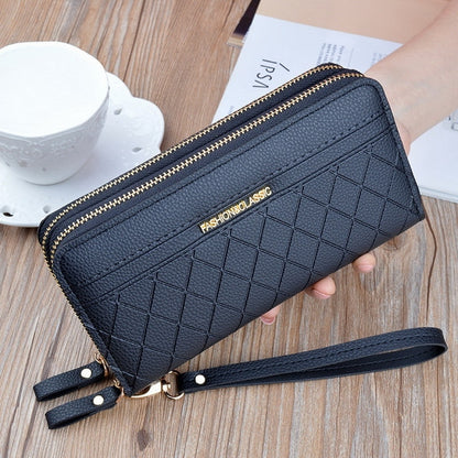 Long Women&#39;s Wallet Female Purses Tassel Coin Purse Card Holder Wallets Female Pu Leather Clutch Money Bag Female Wallet