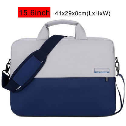 13 14 16 inch Laptop Handbag Men&#39;s Large Capacity Briefcase Business Office Documents Bag Notebook Bags Long Strap Handbag XA83C