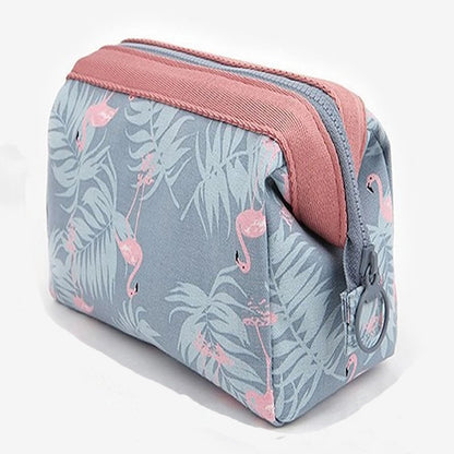 Women Travel Animal Flamingo Make Up Bags Girl Cosmetic Bag Makeup Beauty Wash Organizer Toiletry pouch Storage Kit Bath Case