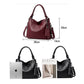 Women Bag Genuine Leather Women&#39;s Leather Handbags Luxury Lady Hand Bags With Purse Pocket Women Messenger Bag Big Tote Sac Bols