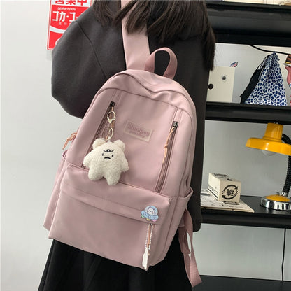 Women Backpack Teenage Girls Laptop Rucksack Student Shoulder School Bag Korean Style Schoolbag Boys Bagpack Mochila