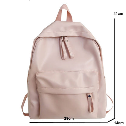 fashion preppy style women backpack leather school bag backpacks for teengers gilrs large capacity pu travel backpack Sac A dos