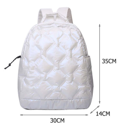 Fashion Autumn Winter Women Backpack Space Cotton Backpack Unisex Large Lightweight Women Travel Business Knapsacks