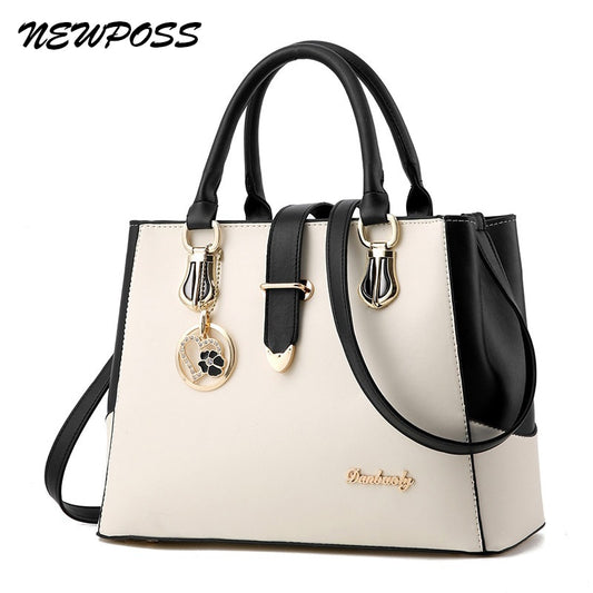 Sweet Handbags for Women New Fashion Designer PU Leather Shoulder Bags Female Top-Handle Tote Crossbody Messenger Bag