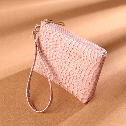 Litchi Pattern Coin Purse Female PU Leather New Mini Wallet Luxury Brand Designer Women Small Hand Bag Cash Pouch Card Holder