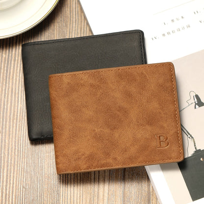 RFID Theft Protect Wallets New Men&#39;s Classic Leather Pockets Credit/ID Cards Holder Purse Wallet