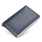 New Men women smart wallet Credit Bank card holder fashion purse Aluminum alloy Business Casual Mini wallet Brand PU Purse