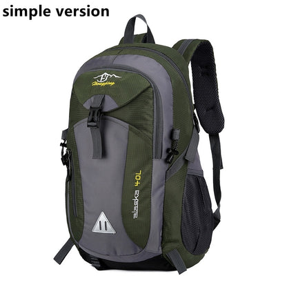 Weysfor 40L Waterproof Men Backpack Travel Pack Sports Bag Pack Outdoor Mountaineering Hiking Climbing Camping backpack For Male