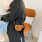 Winter New Fashion Shoulder Bag Soft Warm Fur Bag Crossbody Bag Female Bag Plush Bear Handbag Messenger Bag Women