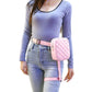 BQ Fashion INS Hot Trendy Stylish Women Waist Leg Belt Leather Cool Girl Bag Fanny Pack For Outdoor Hiking Motorcycle