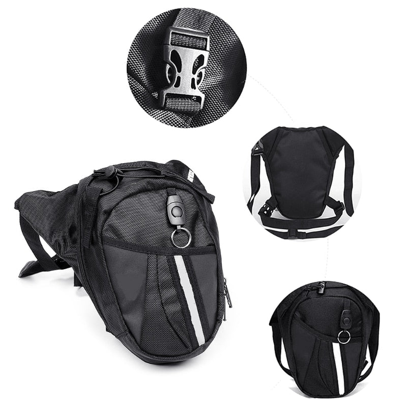 Outdoor Bag Leg Drop Motorcycle Waist Pack Unisex Fanny Thigh Belt Bike Bags