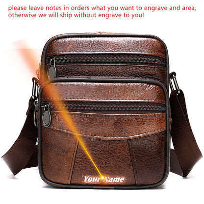 MVA Men&#39;s Bags Genuine Leather Shoulder/Crossbody Bags For Men Messenger Bag Leather Men Handbag Small Casual bandolera hombre